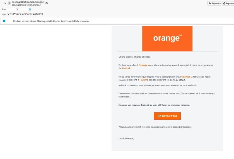 Sondagesatisfaction.orange.fr 1 signalement